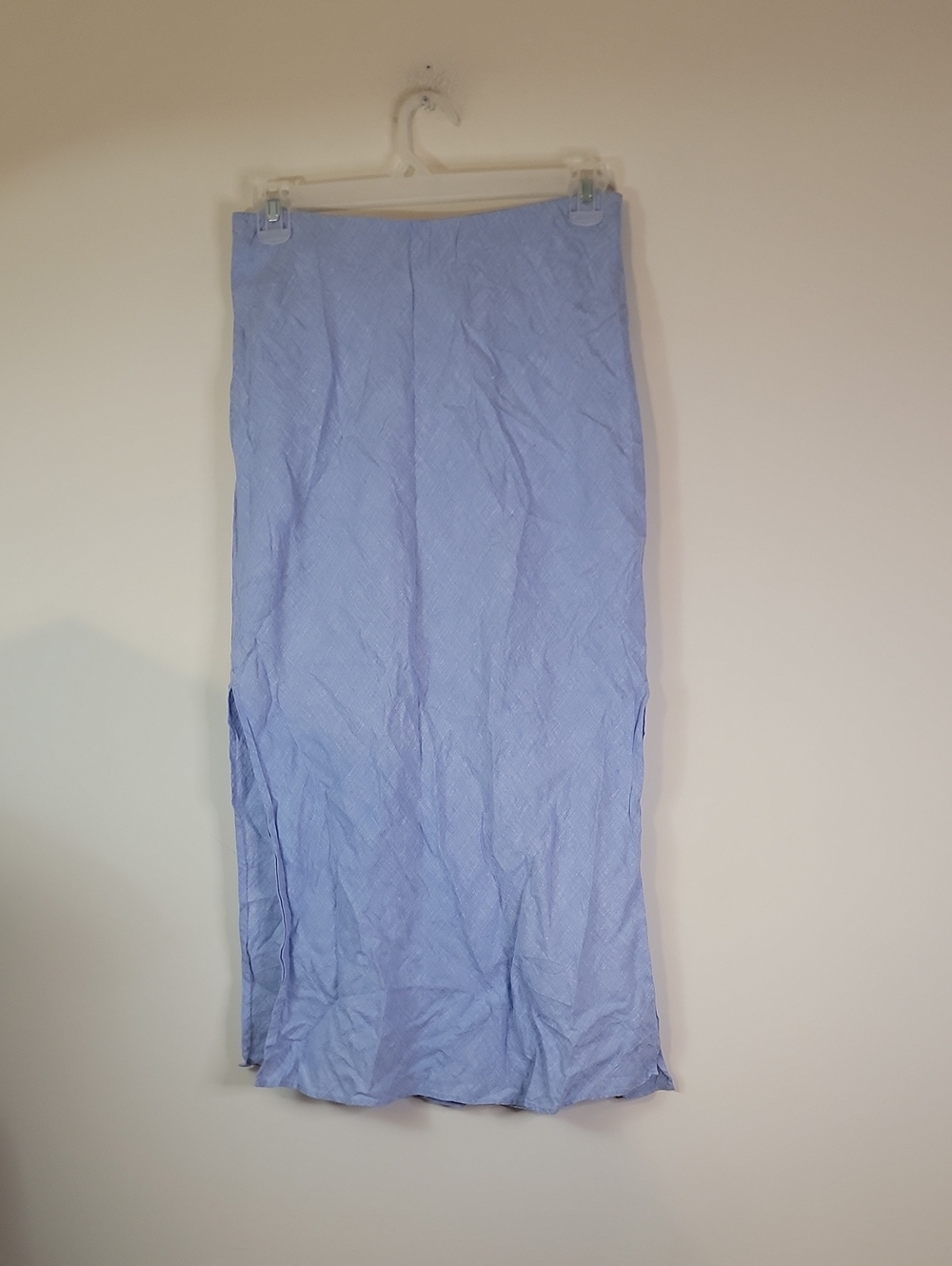 J. Crew Light Blue Maxi Skirt - Sleek Straight Cut